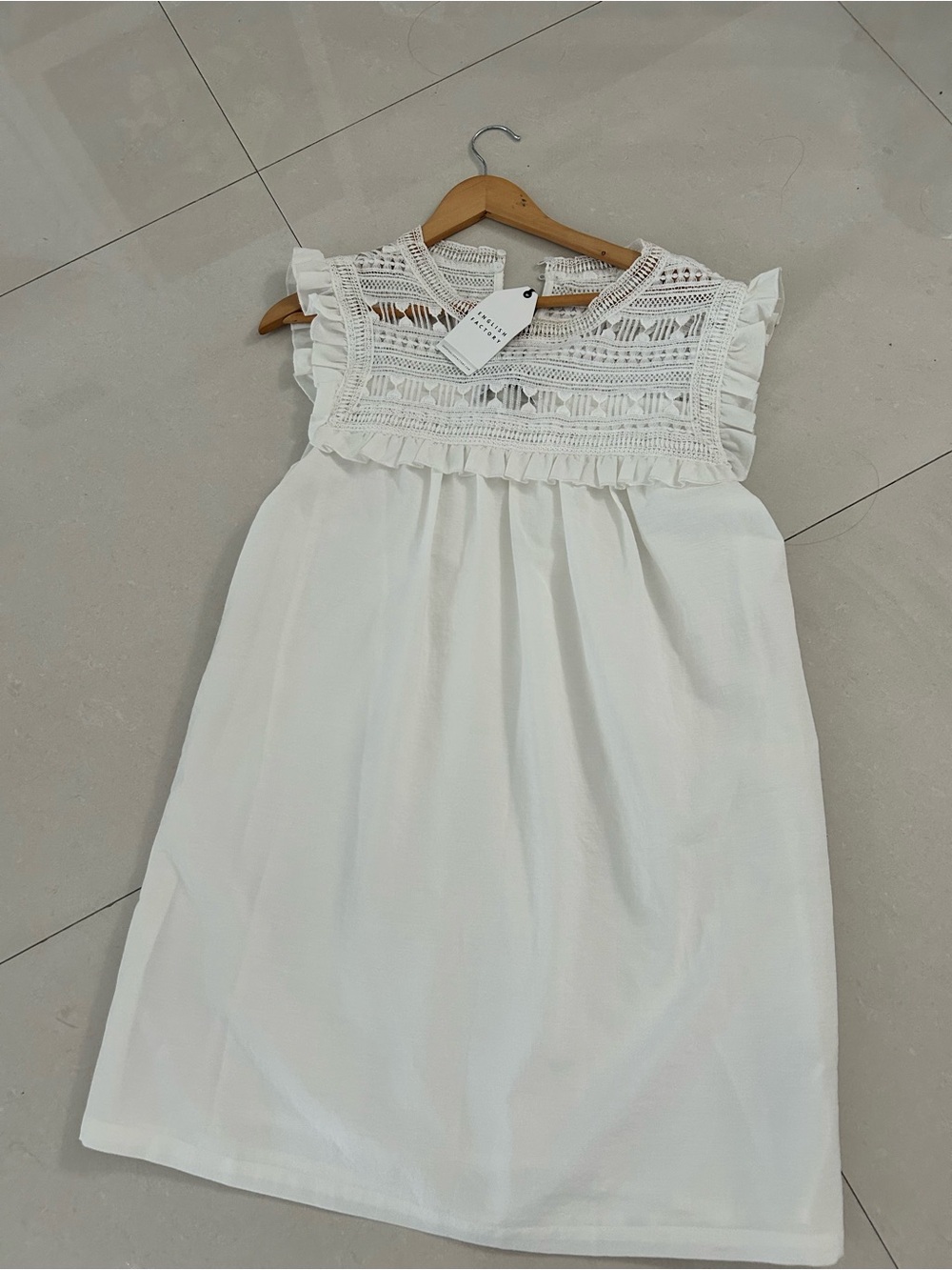 English factory new with tags dress  with Lace size S